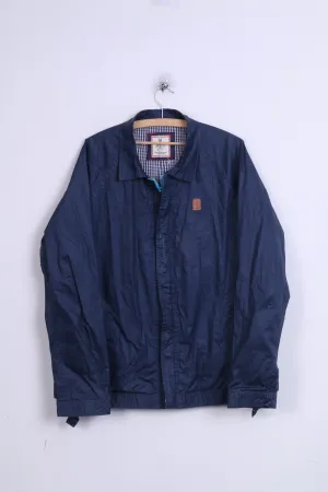 Henri Lloyd Jeans Co Mens L Jacket Wax Cotton Navy