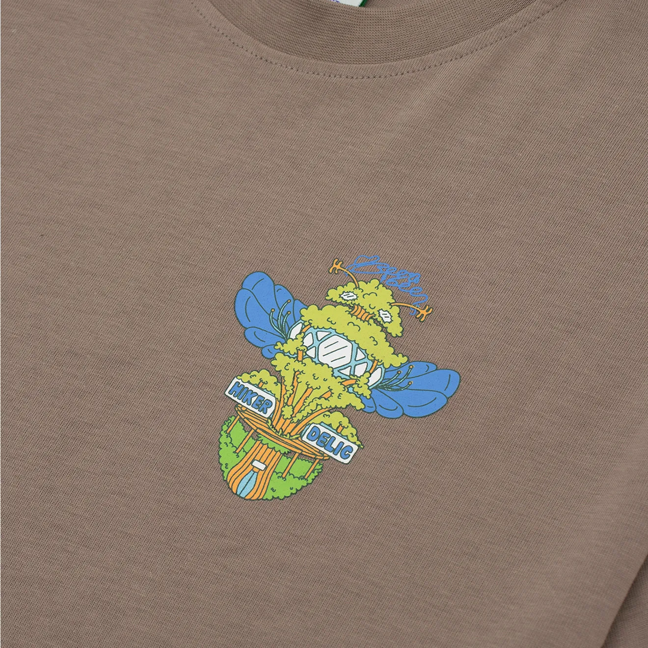 Hikerdelic Bee & Bee SS T-Shirt - Mushroom
