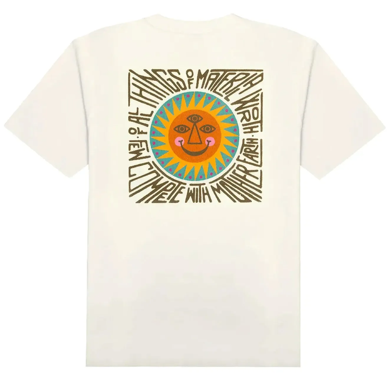 Hikerdelic Material Worth SS T-shirt Off White