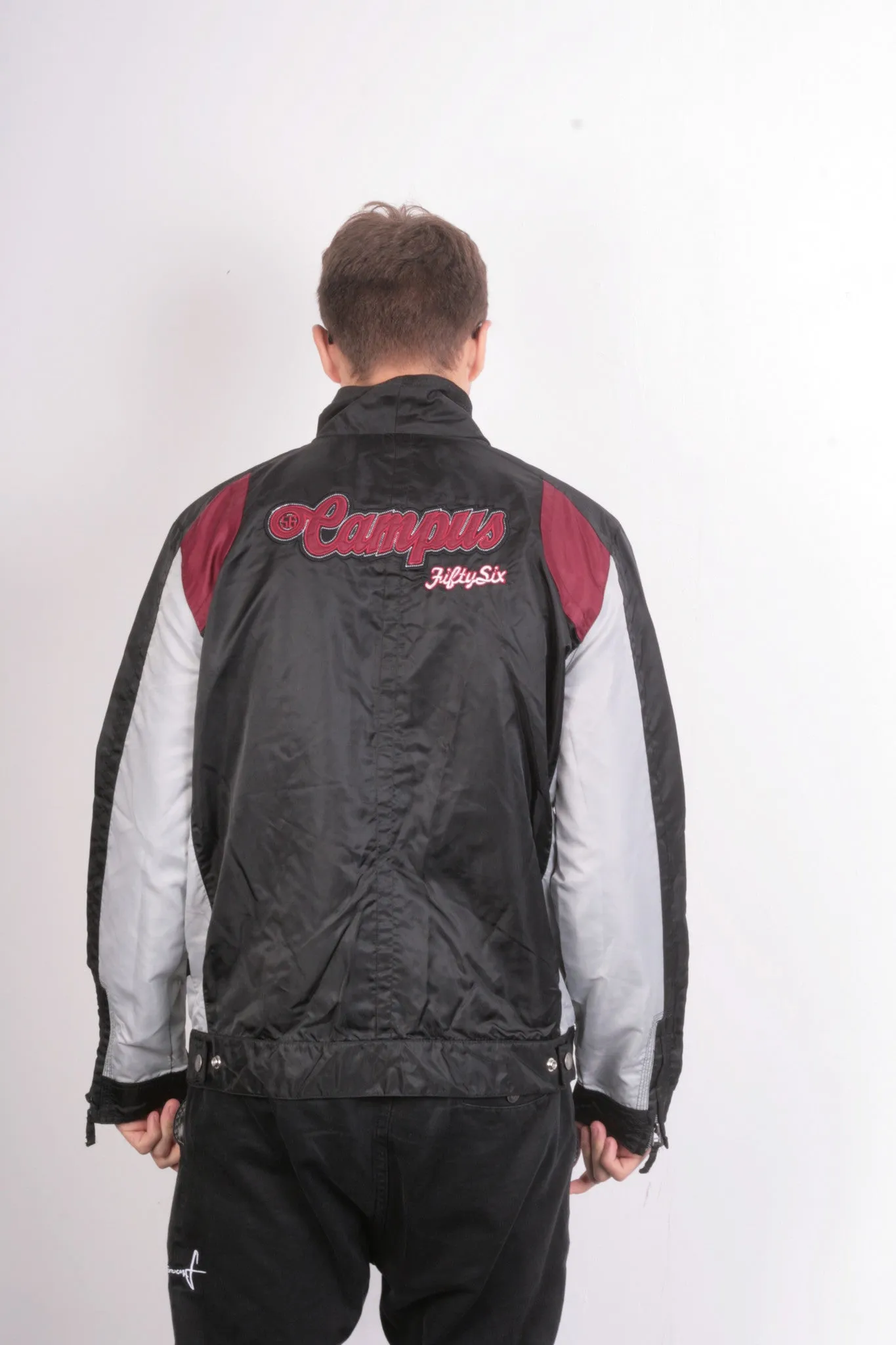 House Mens XXL Jacket Campus Fifty Six Black College Waterproof Nylon