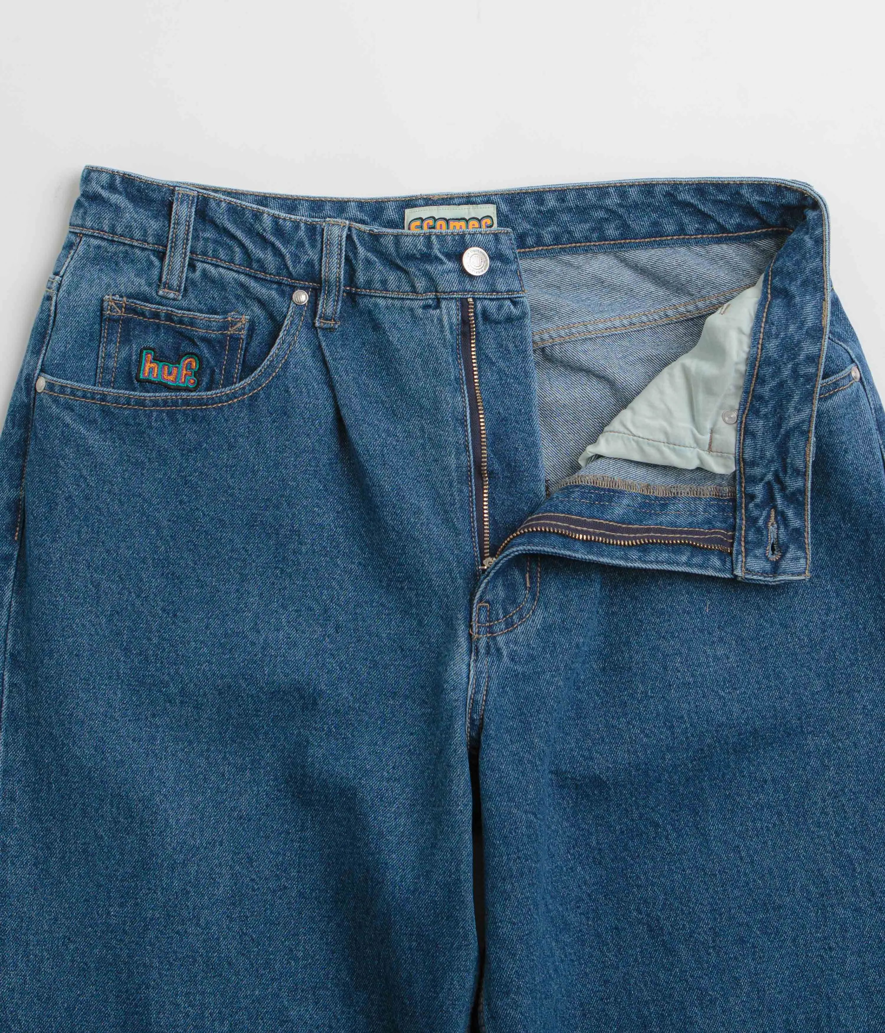 HUF Cromer Jeans - Stone Wash Indigo