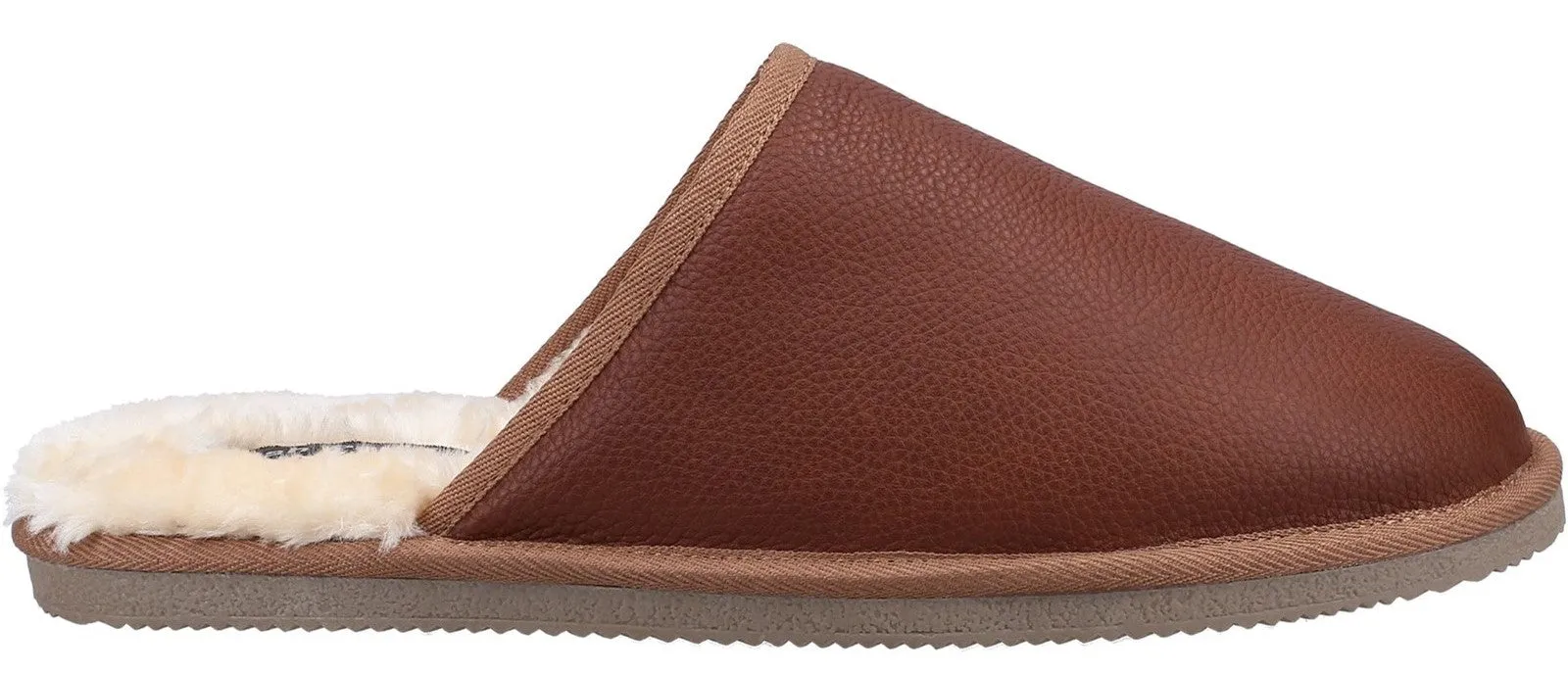 Hush Puppies Coady Mens Leather Slipper