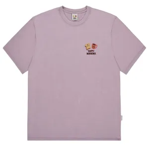 Kappy Kappy Morning Half T-Shirt Toru Fukuda Edition Lilac