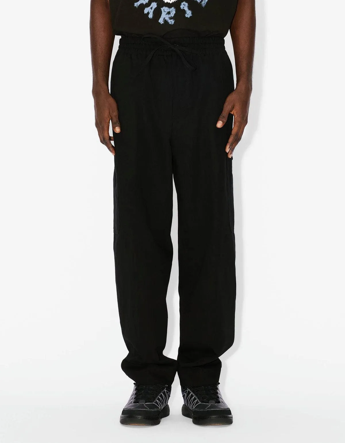 Kenzo Black Cargo Joggers