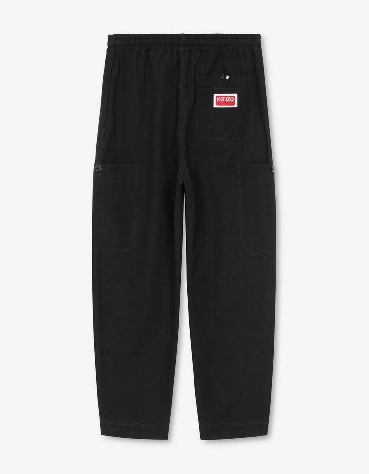 Kenzo Black Cargo Joggers