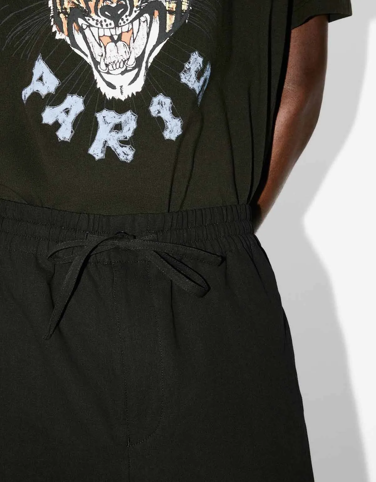 Kenzo Black Cargo Joggers