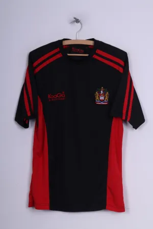 Kooga Wigan Warriors Mens SML Shirt Jersey Black Sport Short Sleeve Rugby JJb