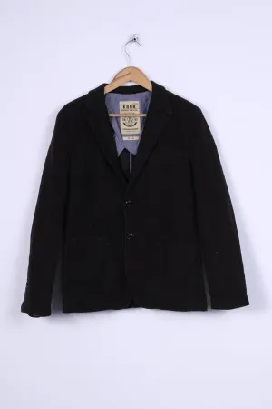 Kruder Division Mens S Jacket Fruder KRDR Fit SLim Brown Cotton Blazer