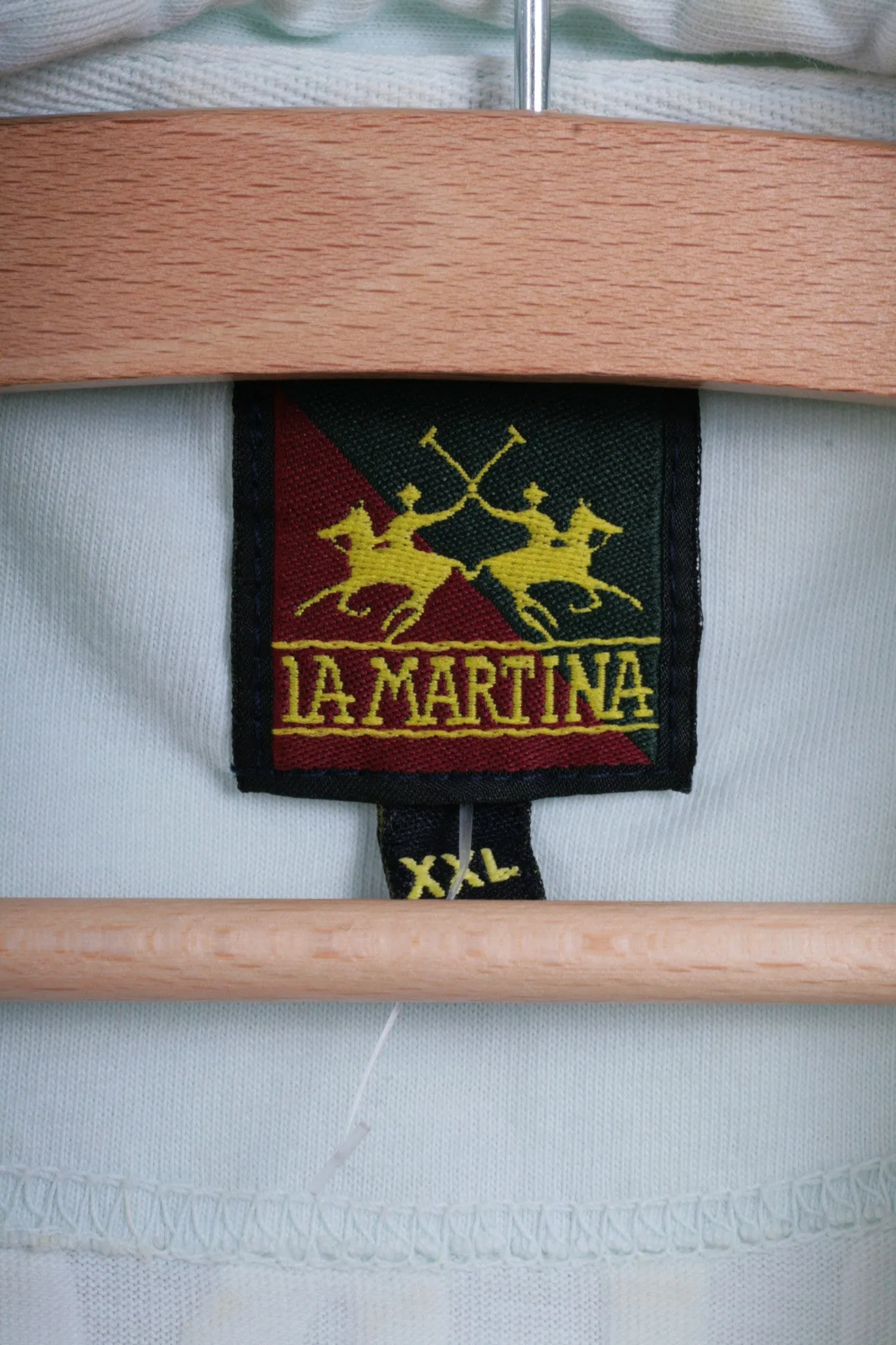 La Martina Mens 2XL Polo Shirt Australia Mint Cotton Top