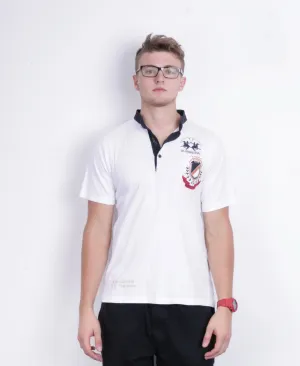 La Martina Mens XXL Shirt White Coronation Short Sleeve Cotton
