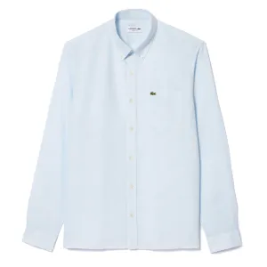 Lacoste Linen Shirt Light Blue