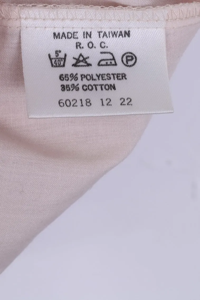 Levis Mens 16 41 S Casual Shirt Beige Cotton Short Sleeve