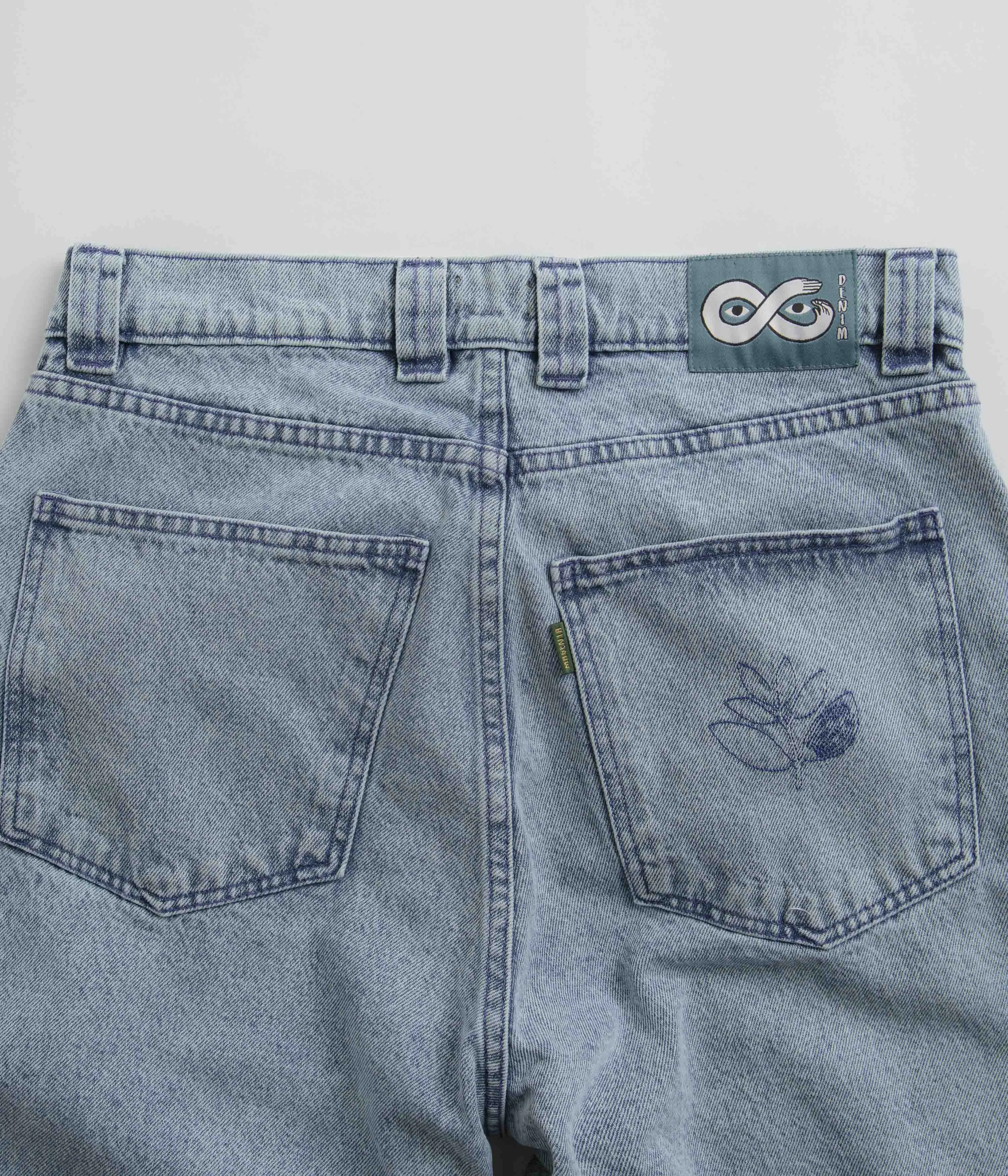 Magenta OG Stitch Jeans - Washed Denim