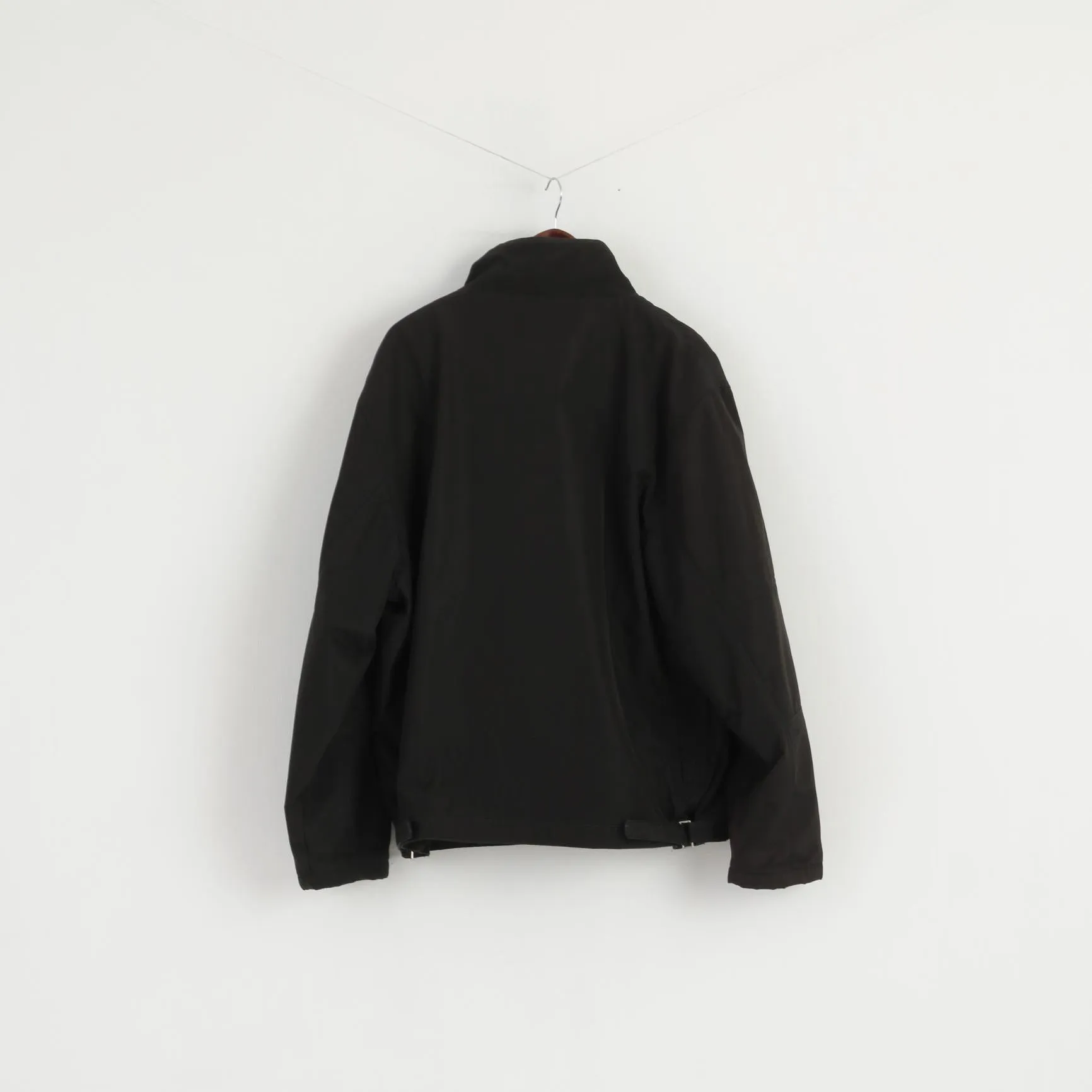 Marin Alpin Mens XL Jacket Black Full Zipper Softshell Sport Leisurewear Top