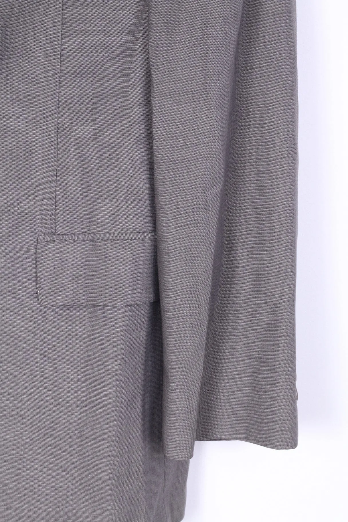 Marks & Spencer Mens 40 M Blazer Tailoring Lightweight Suit Single Breasted Grey