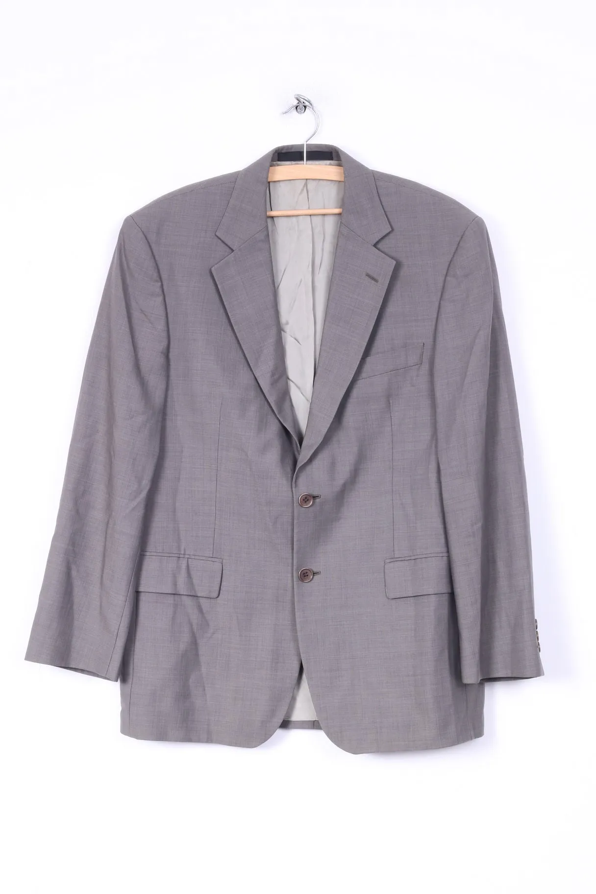 Marks & Spencer Mens 40 M Blazer Tailoring Lightweight Suit Single Breasted Grey