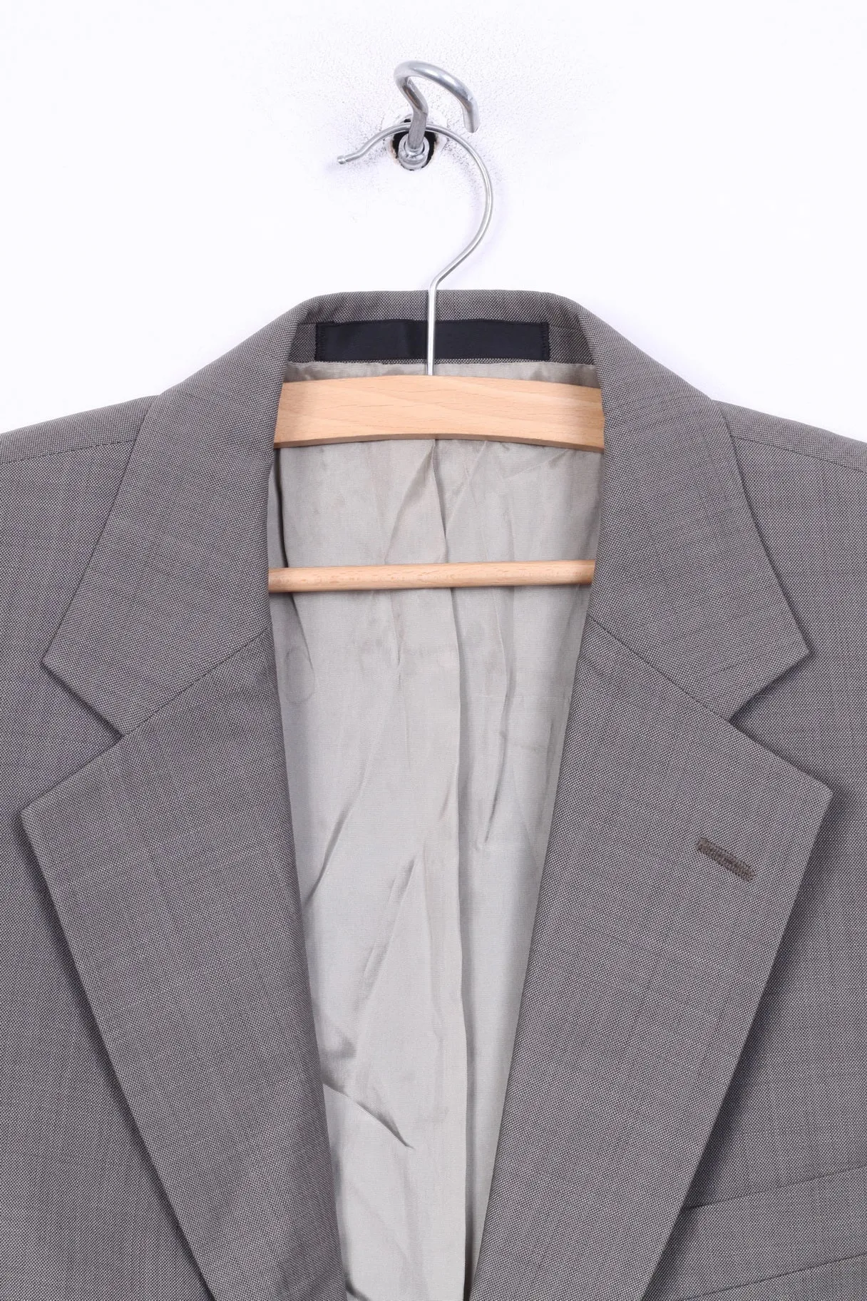 Marks & Spencer Mens 40 M Blazer Tailoring Lightweight Suit Single Breasted Grey