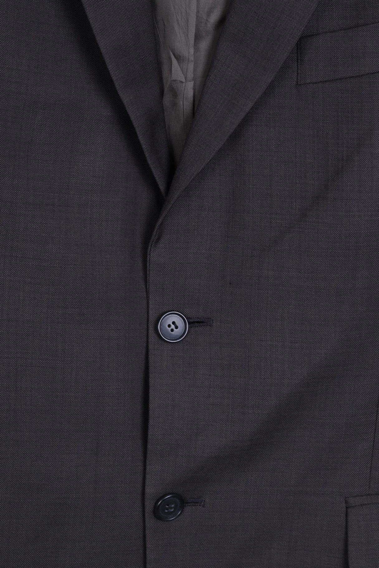 Marks&Spencer Mens 40'' M Blazer Jacket Grey Single Breasted Wool