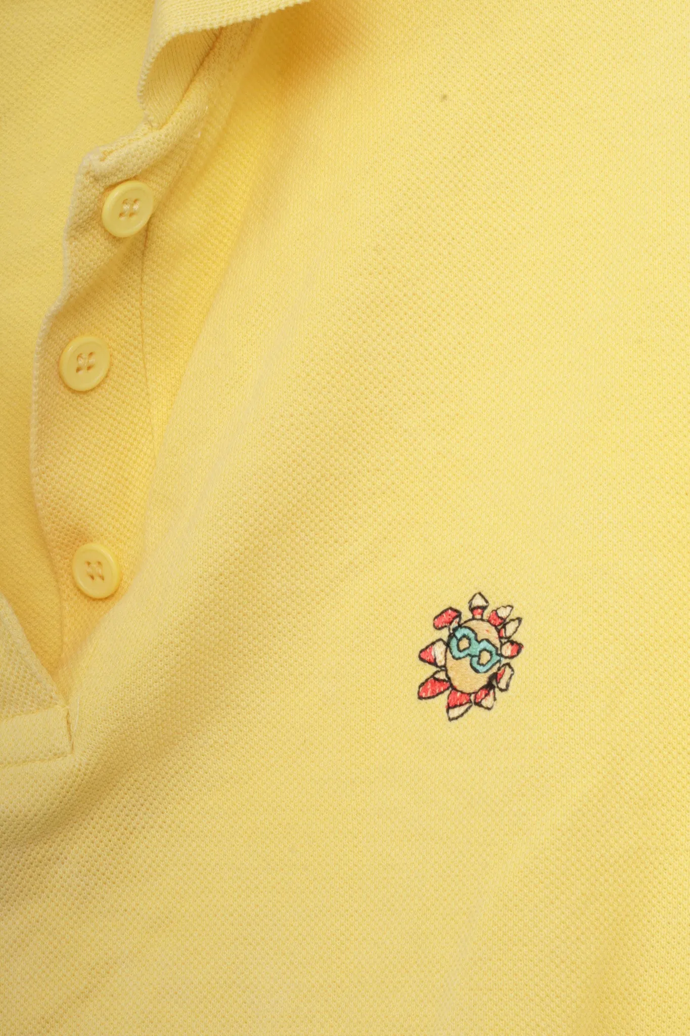 Mauritius Mens XL Polo Shirt Yellow Short Sleeve Cotton