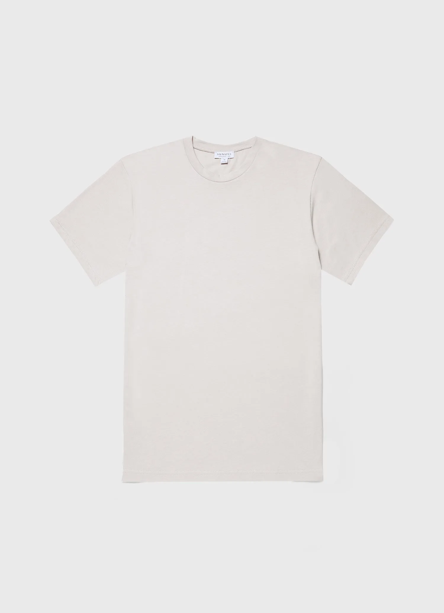 Men's Riviera Midweight T-shirt in Putty Sunspel