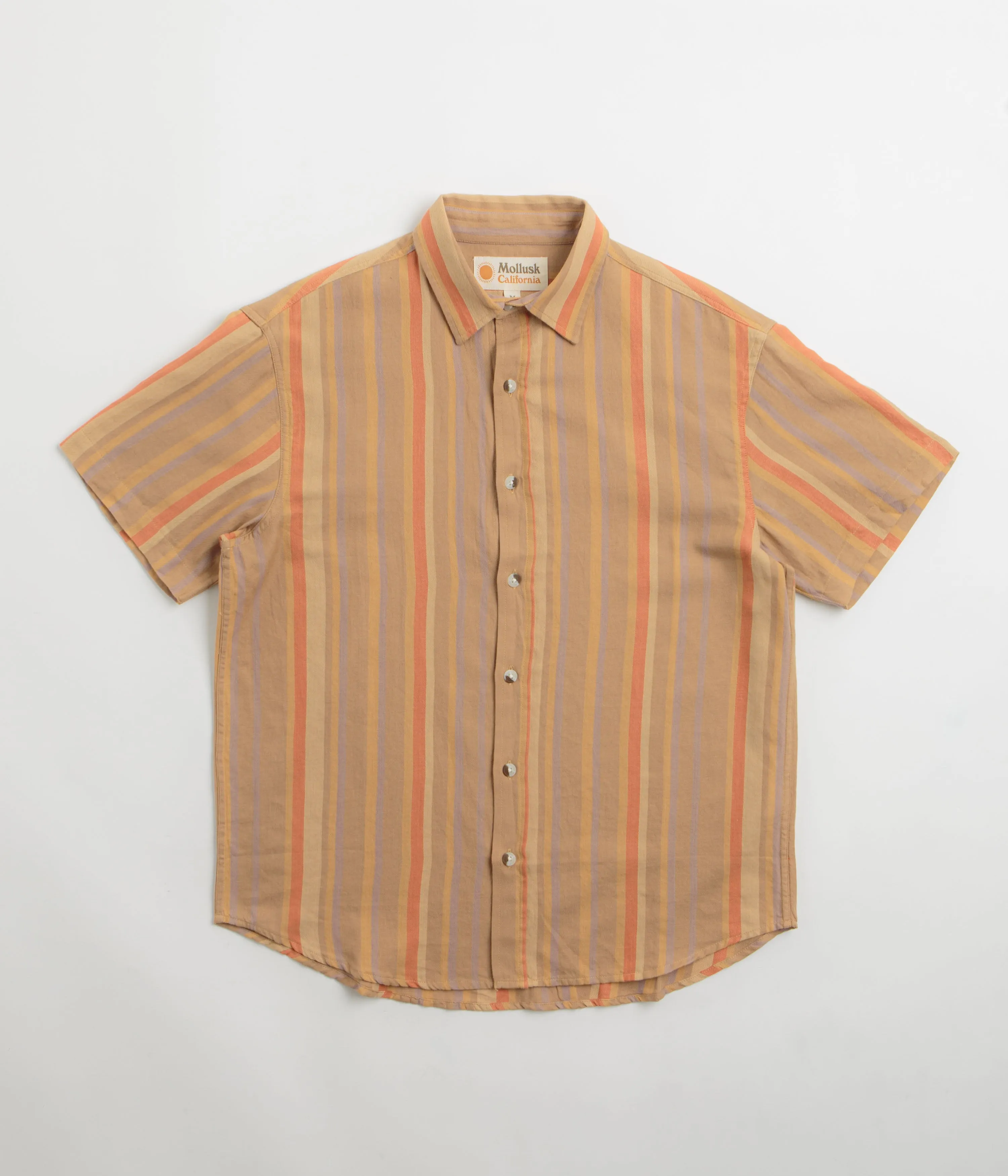 Mollusk Summer Shirt - Clay Stripe