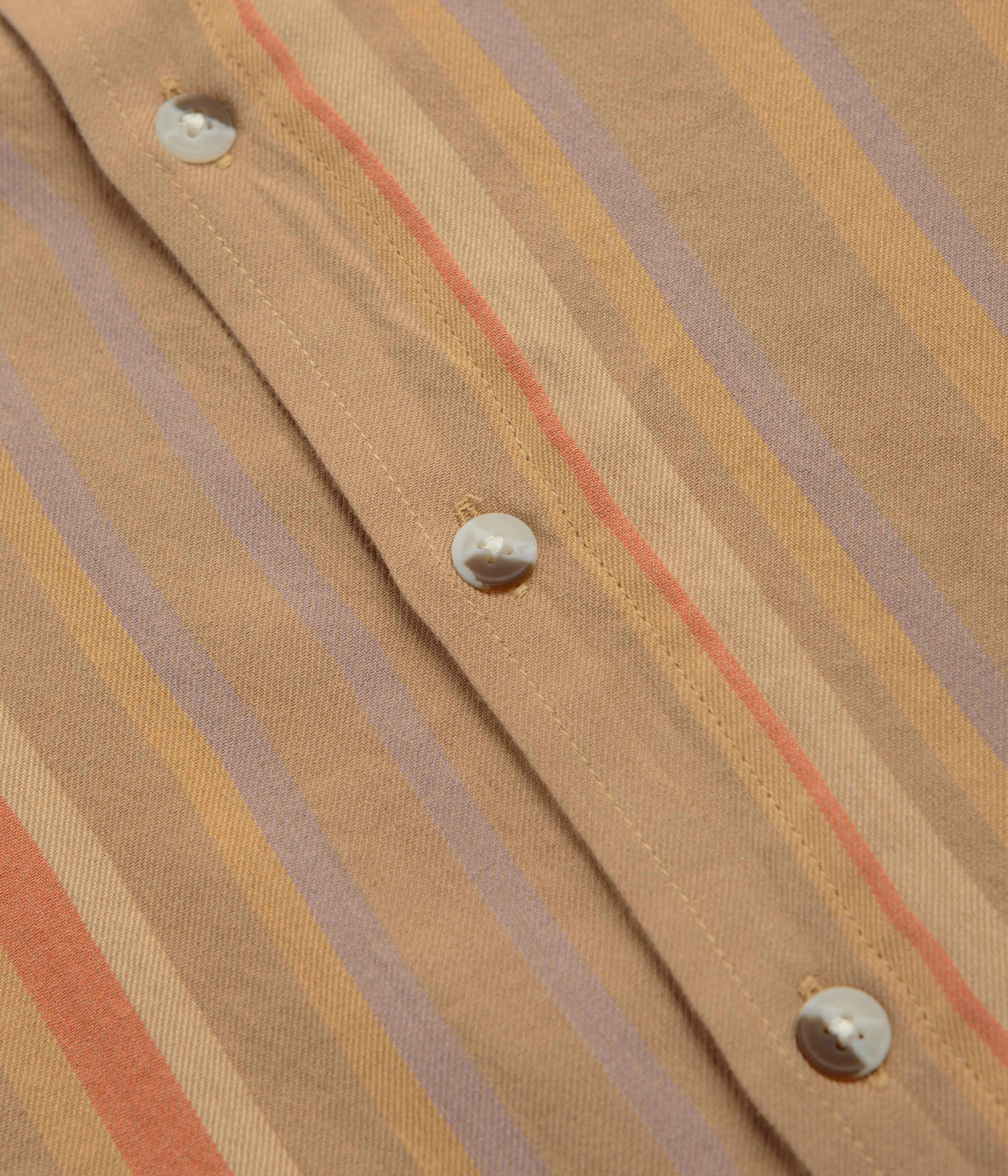 Mollusk Summer Shirt - Clay Stripe