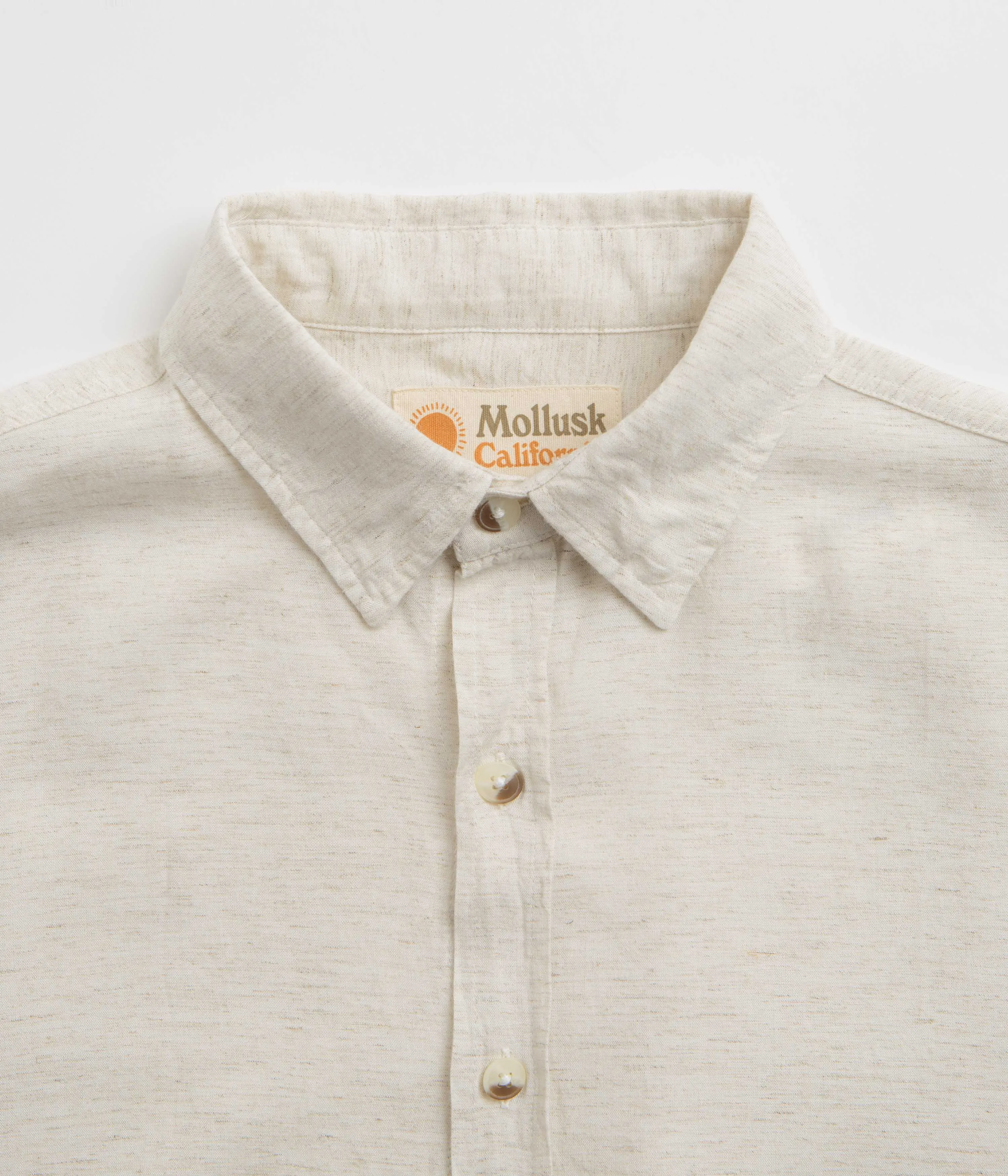Mollusk Summer Shirt - Natural Chambray