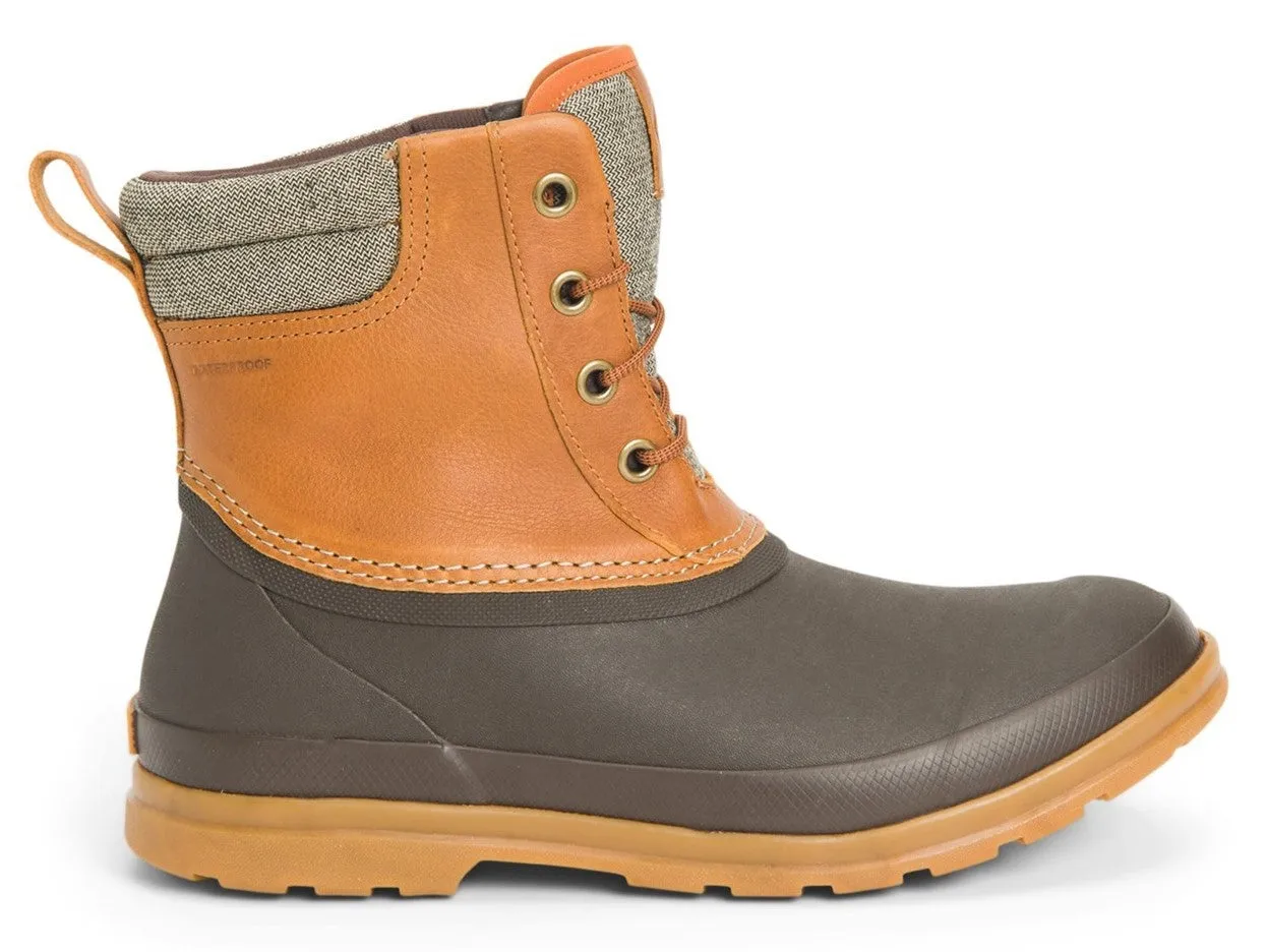 Muck Boot Originals Mens Leather Lace-Up Boot