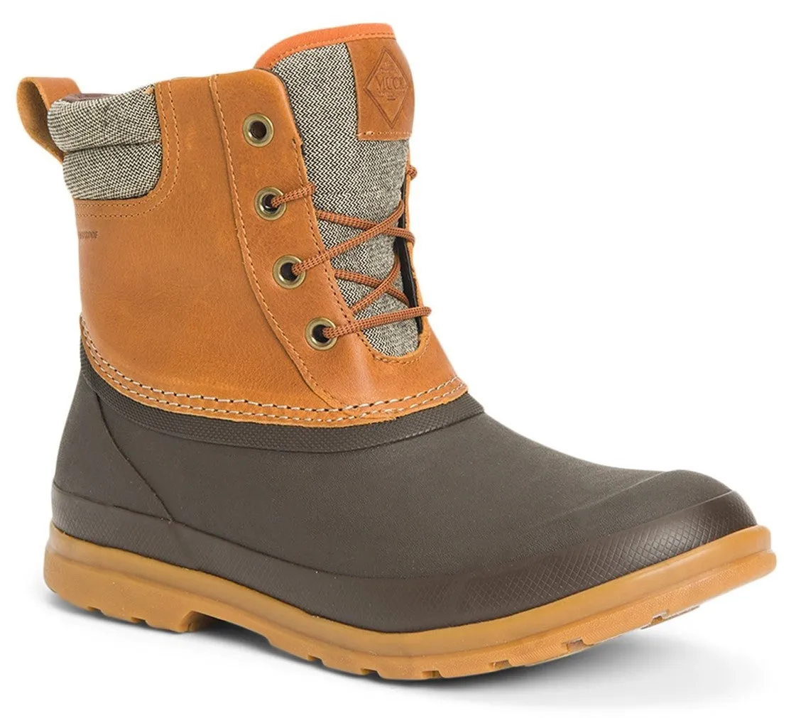 Muck Boot Originals Mens Leather Lace-Up Boot
