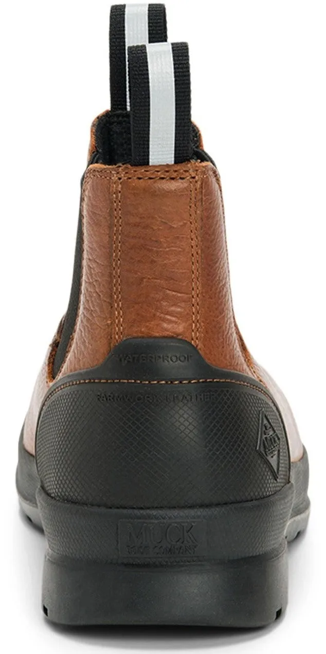 Muck Boots Chore Farm Mens Leather Chelsea Boot