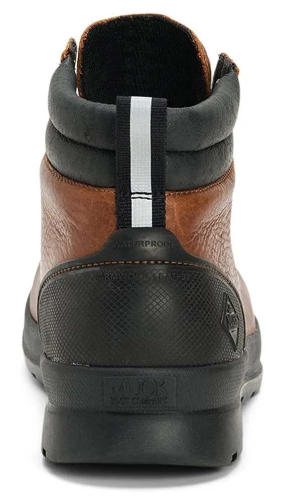 Muck Boots Chore Farm Mens Leather Lace Up Ankle Boot
