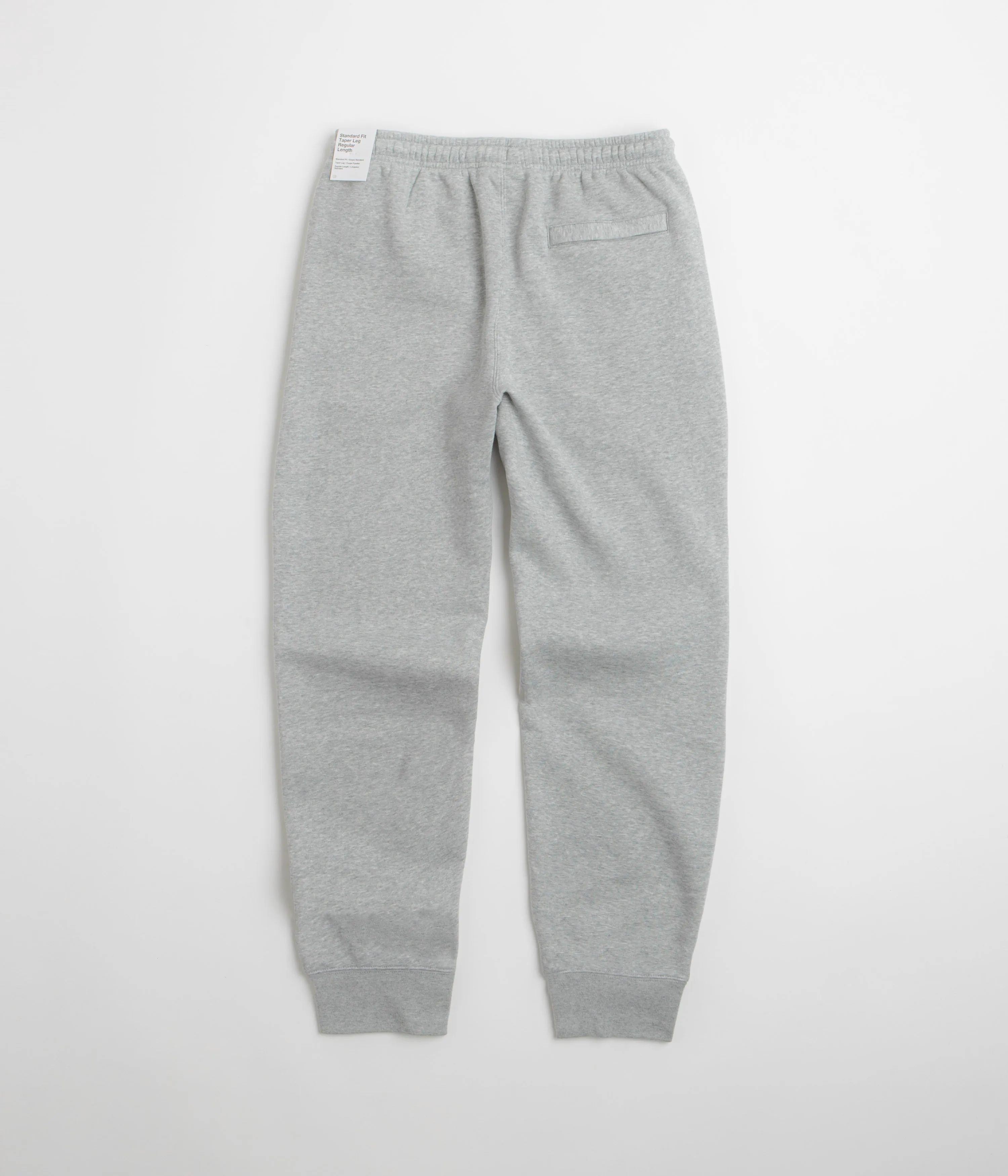 Nike Club Joggers - Dark Grey Heather / Light Smoke Grey / White
