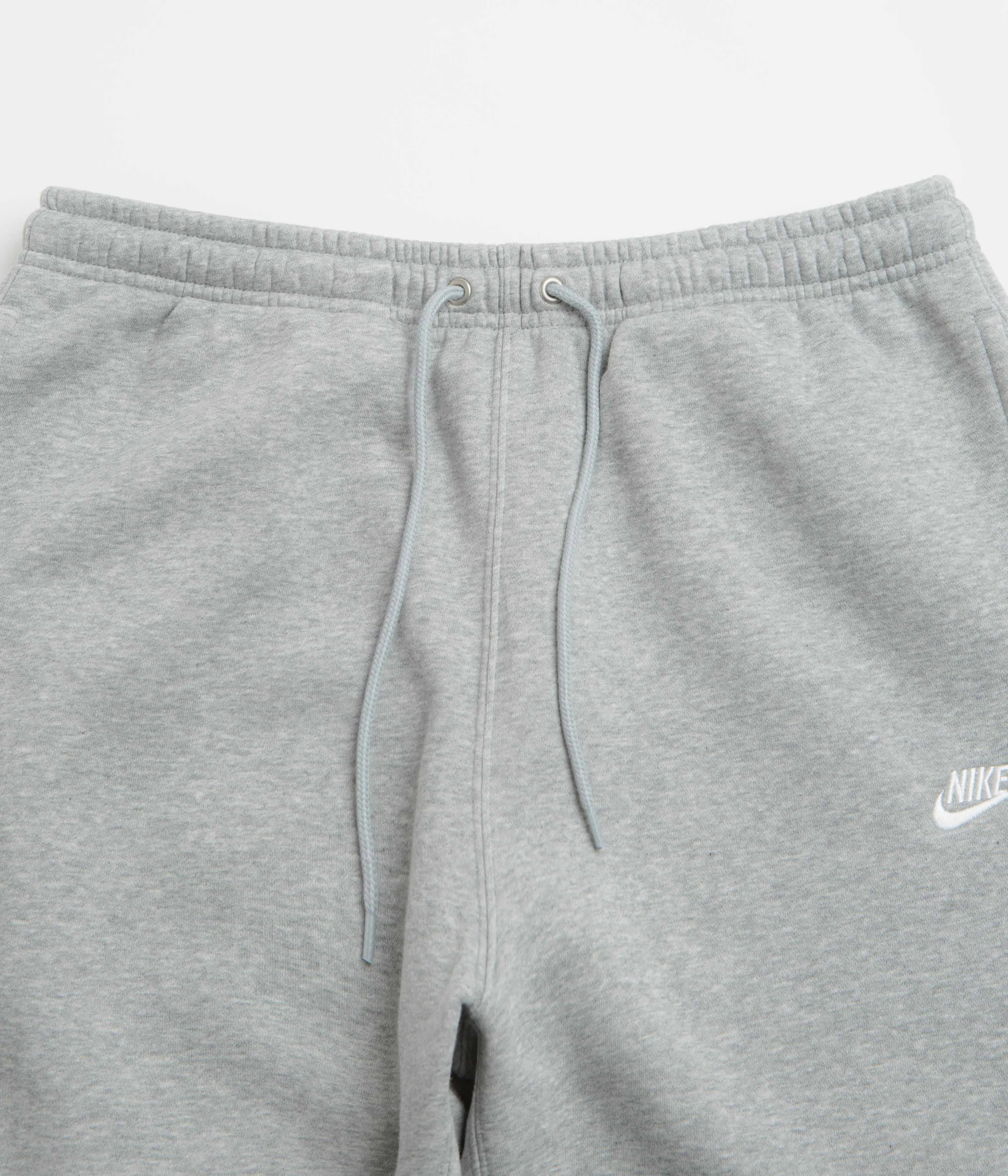 Nike Club Joggers - Dark Grey Heather / Light Smoke Grey / White