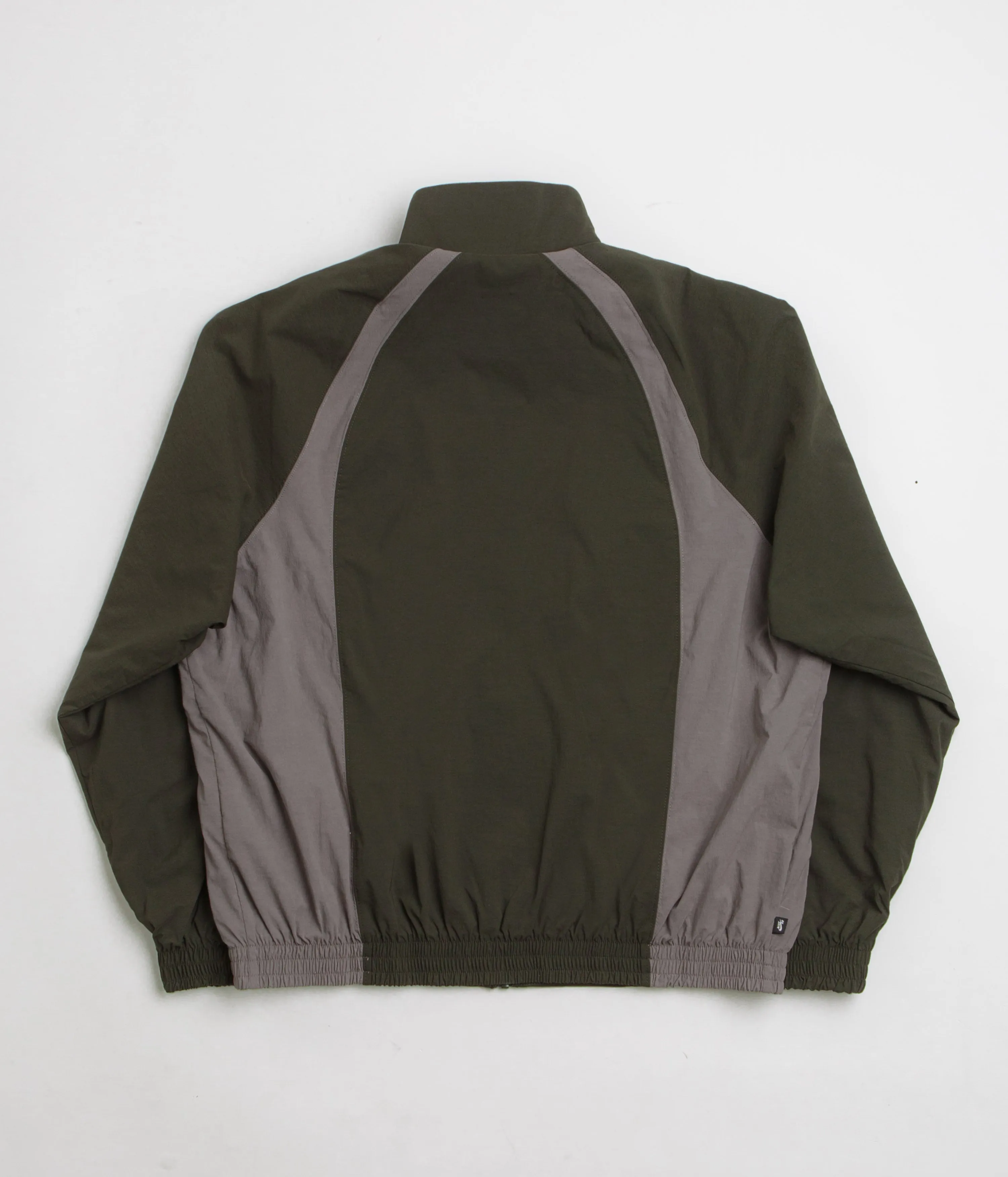 Nike SB Full Zip Woven Jacket - Sequoia / Cave Stone / White