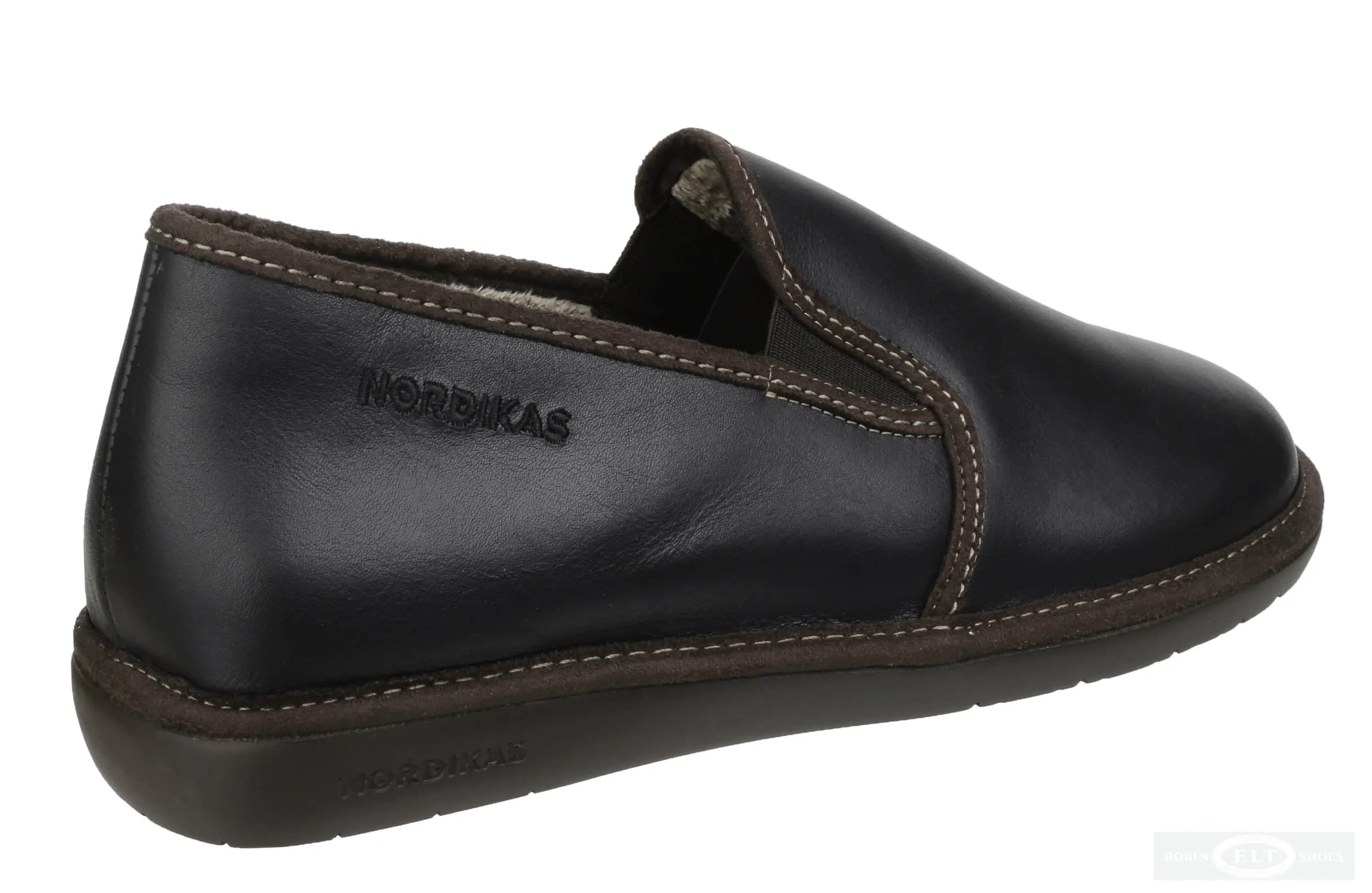 Nordikas Norris 663 Mens Full Leather Slipper