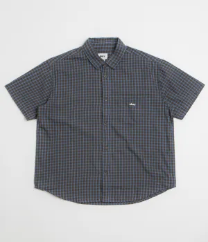 Obey Bigwig Otis Short Sleeve Shirt - Dull Blue Multi