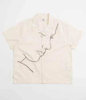 Obey Frances Short Sleeve Shirt - Unbleached Multi
