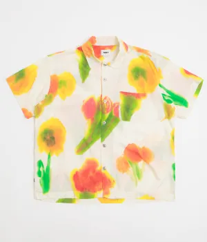 Obey Kinney Short Sleeve Shirt - Cream Multi