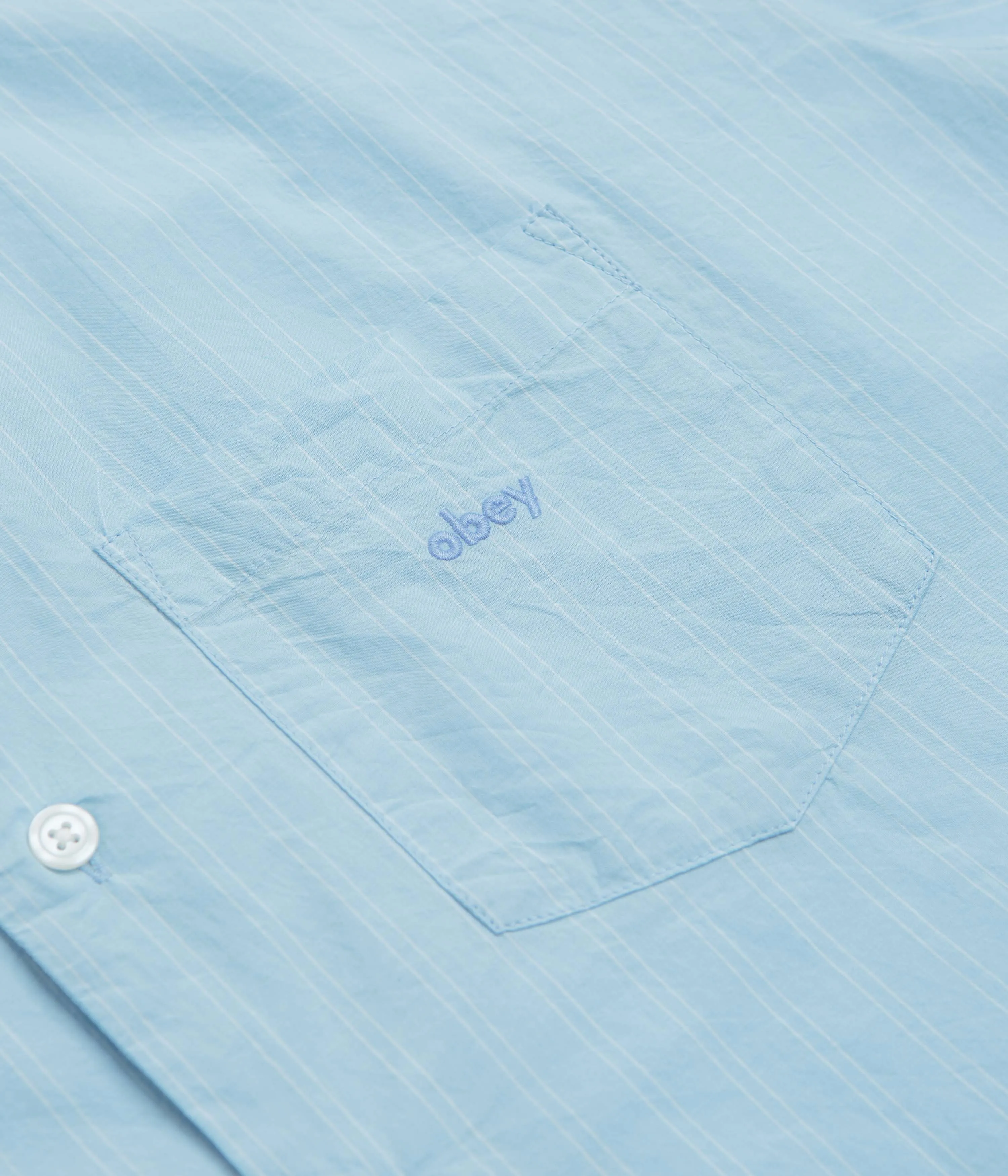 Obey Rizzo Short Sleeve Shirt - Cerulean Multi