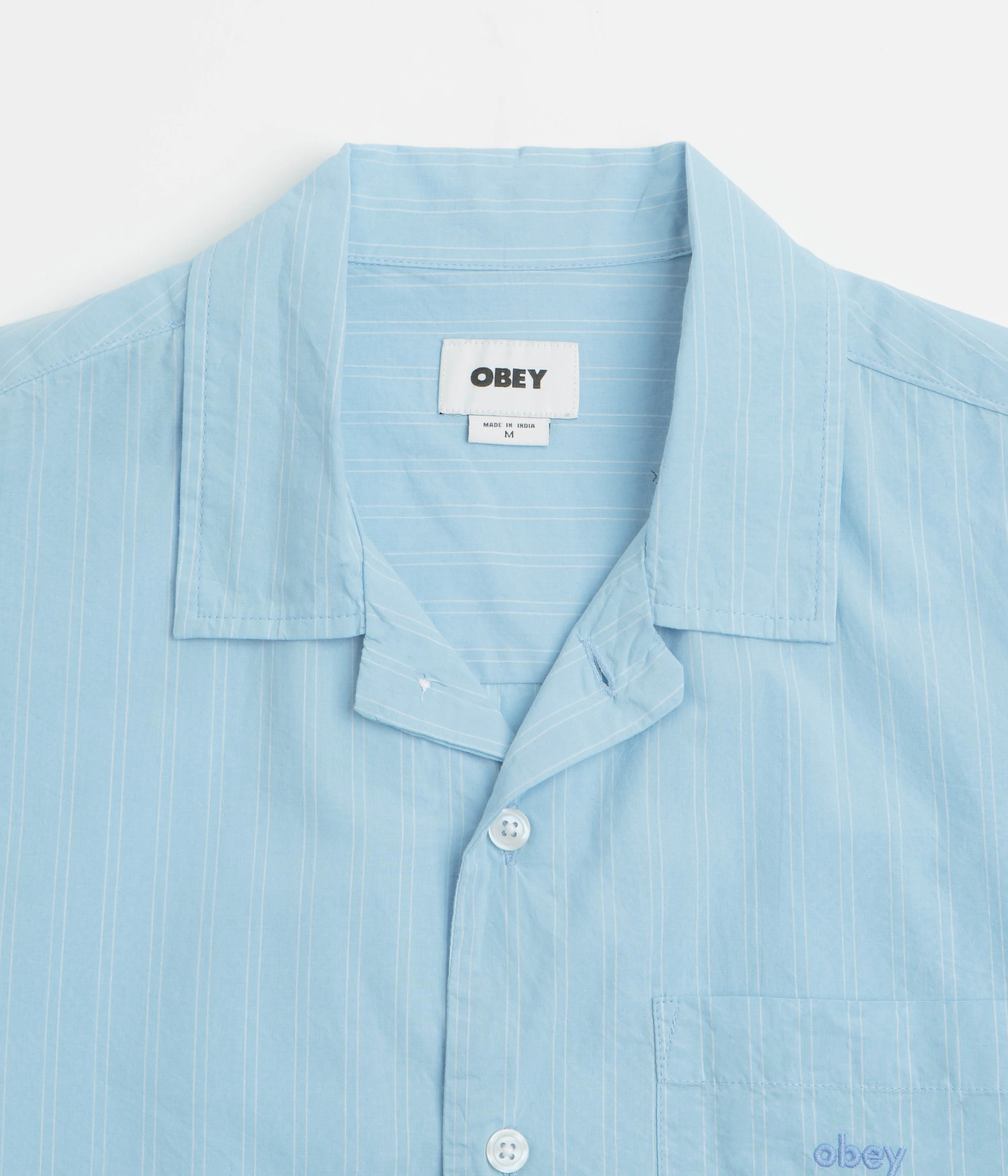 Obey Rizzo Short Sleeve Shirt - Cerulean Multi