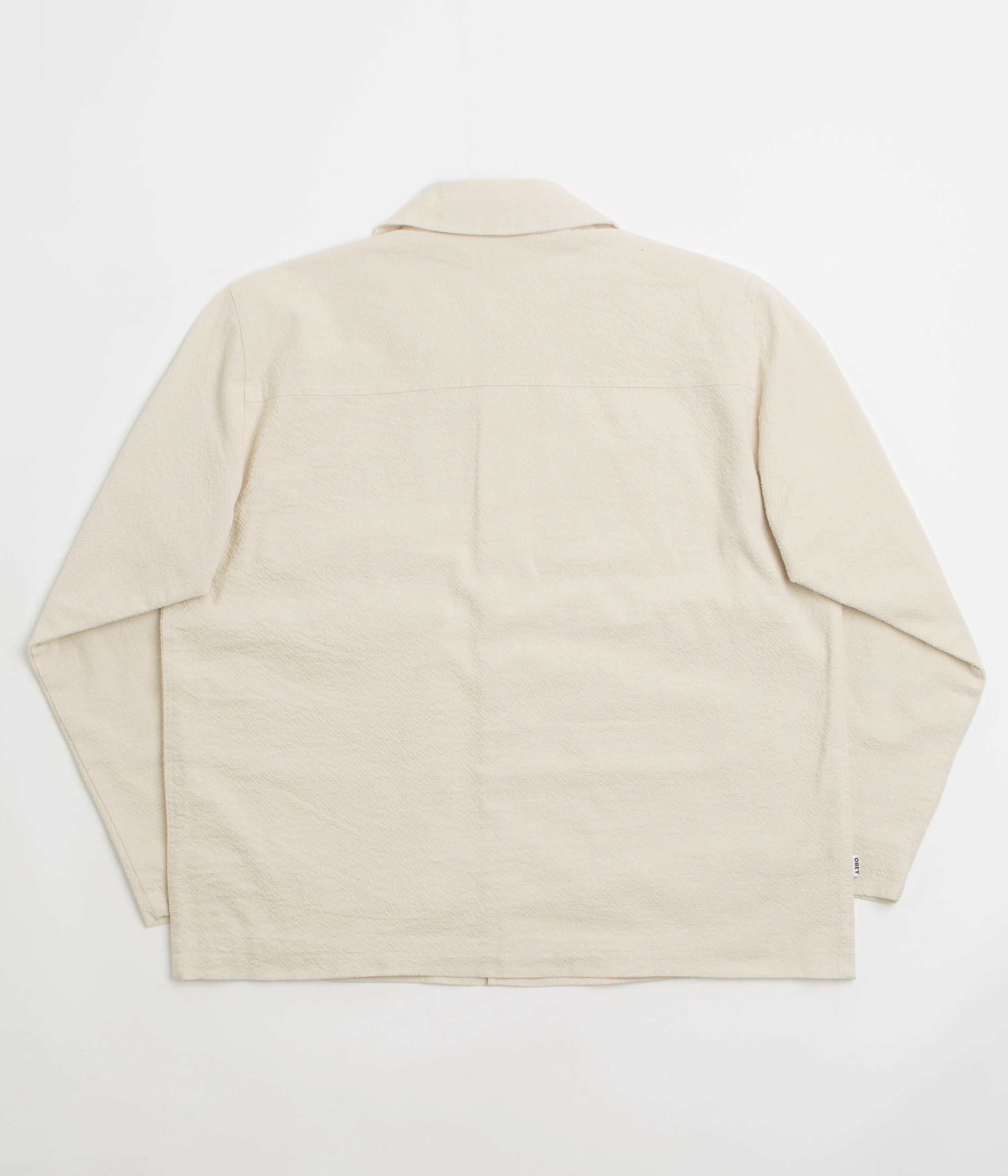 Obey Vesta Shirt Jacket - Egret