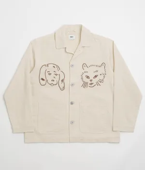 Obey Vesta Shirt Jacket - Egret