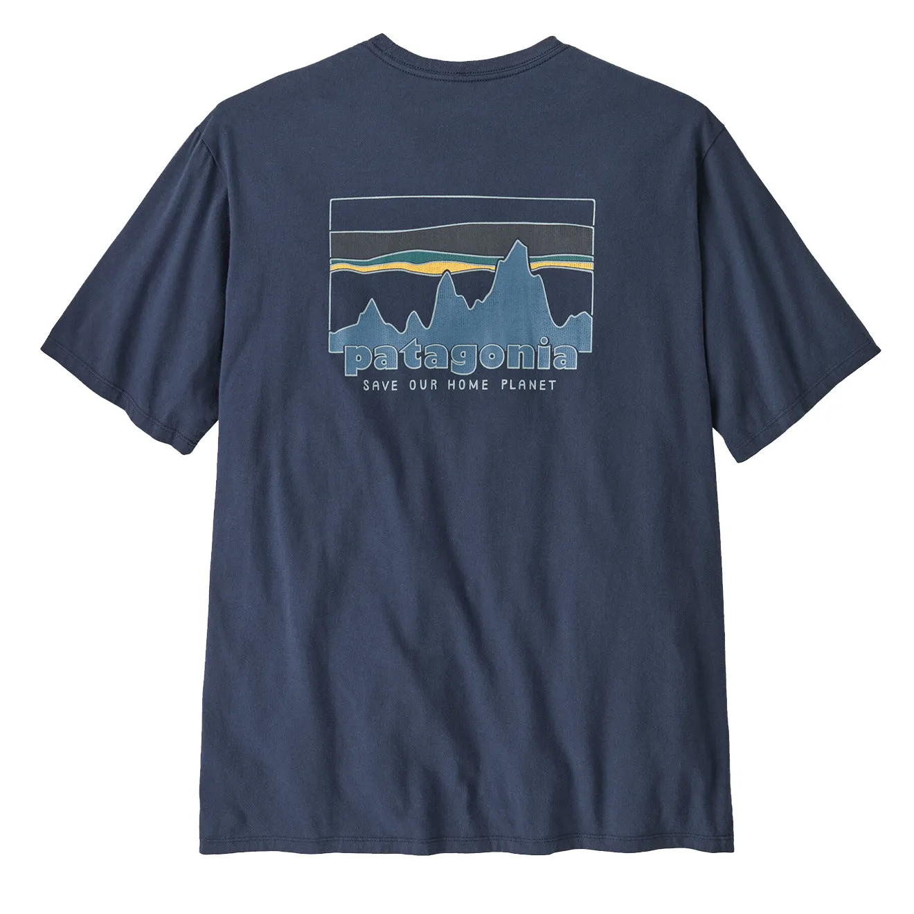 Patagonia '73 Skyline Organic T-Shirt New Navy