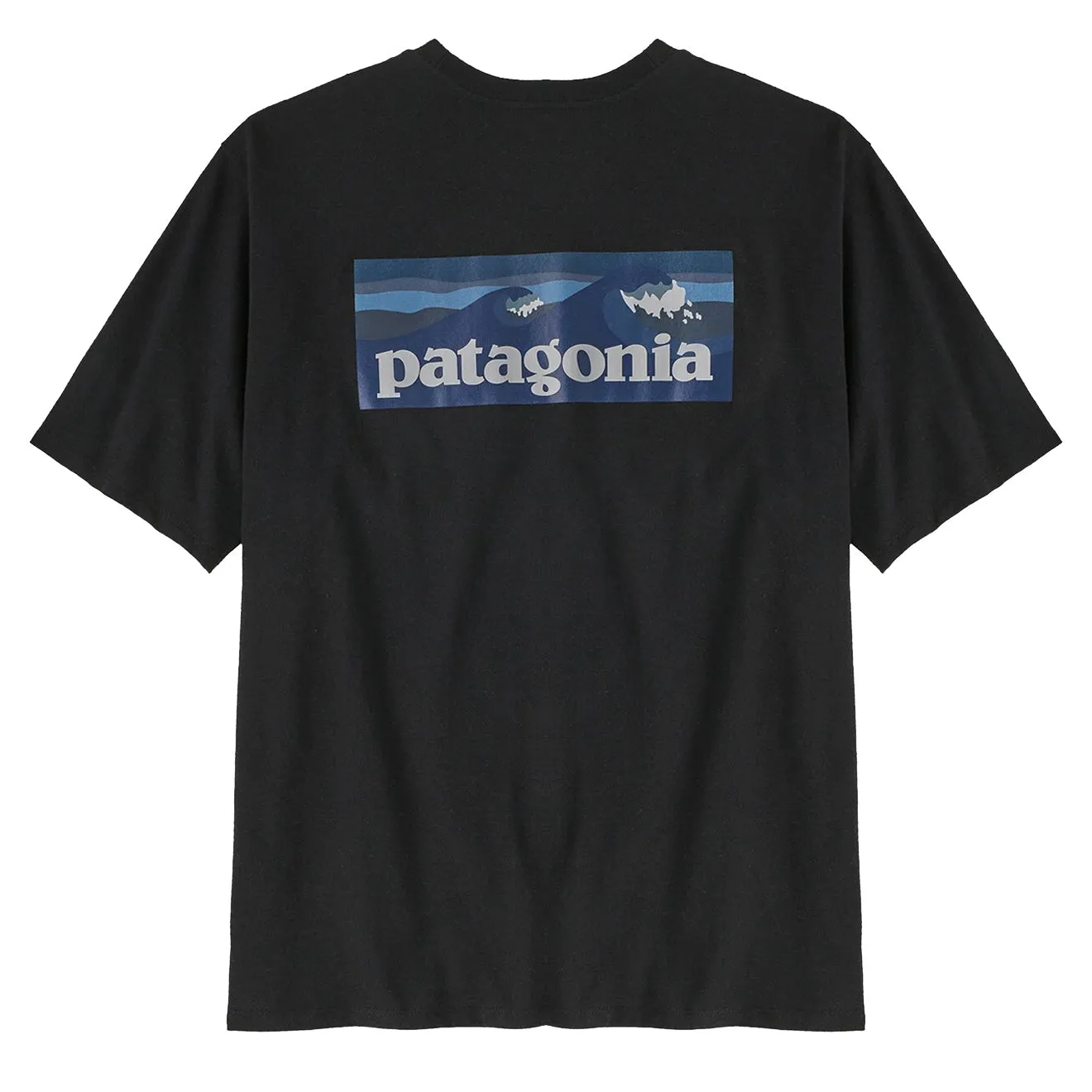Patagonia Boardshort Logo Pocket Responsibili-Tee Ink Black
