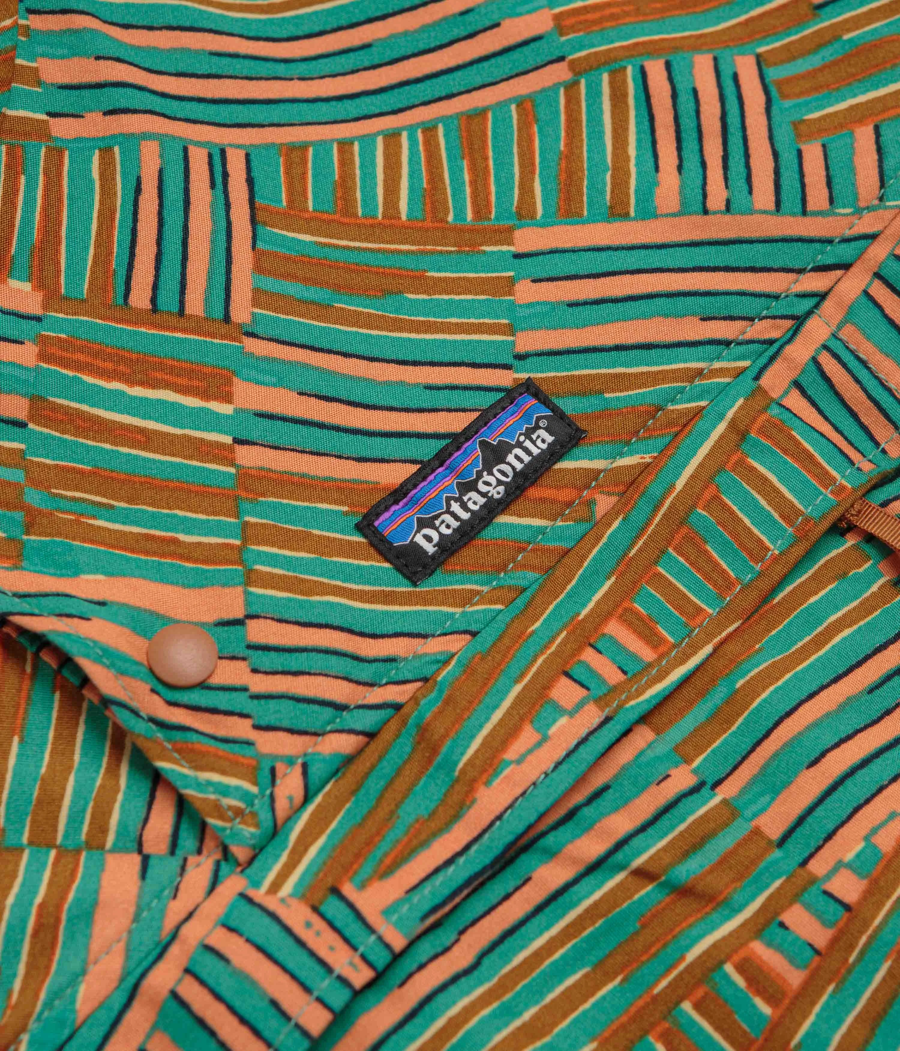 Patagonia Funhoggers Anorak - Quilty Fitz: Heartleaf Green