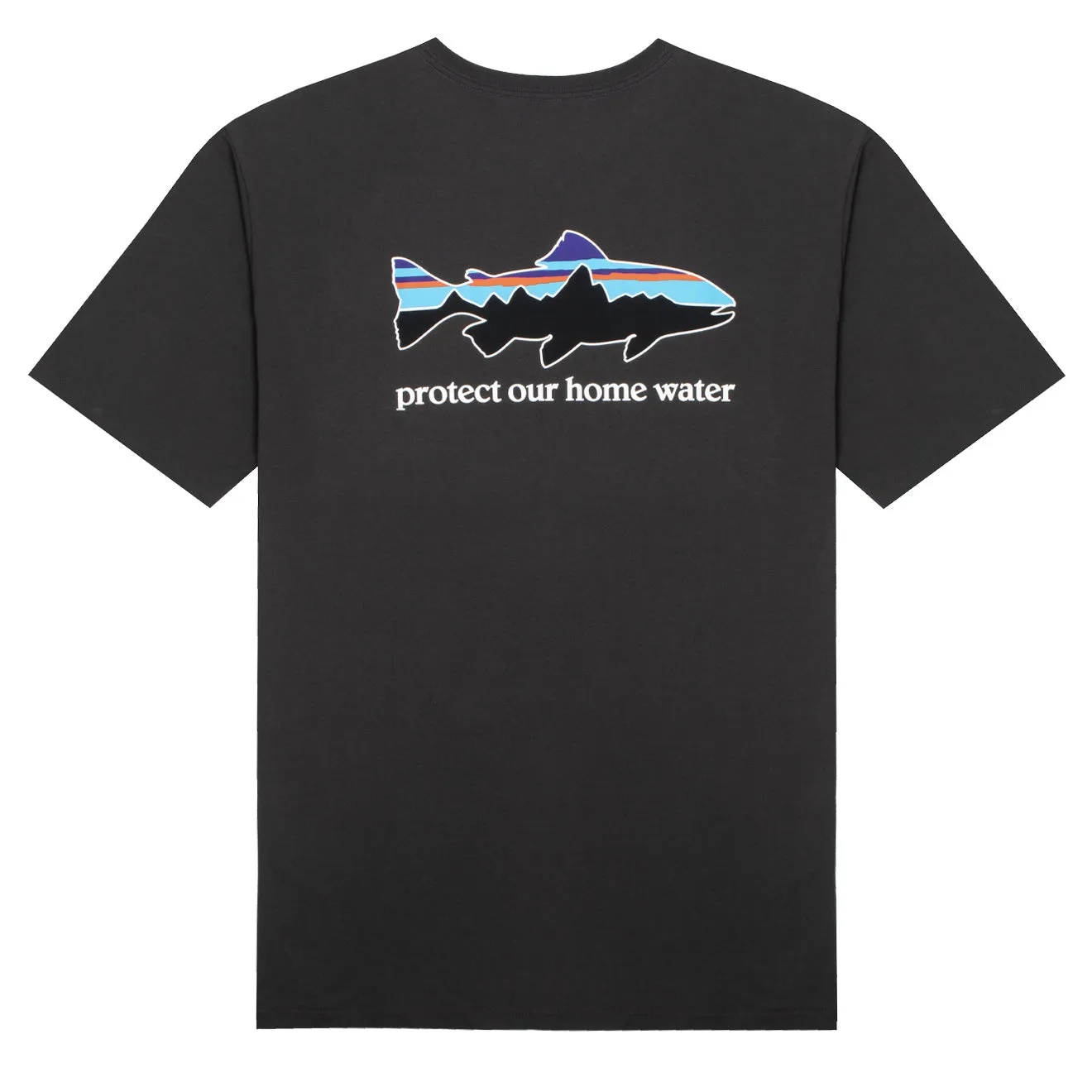 Patagonia Home Water Trout Organic T-Shirt Ink Black