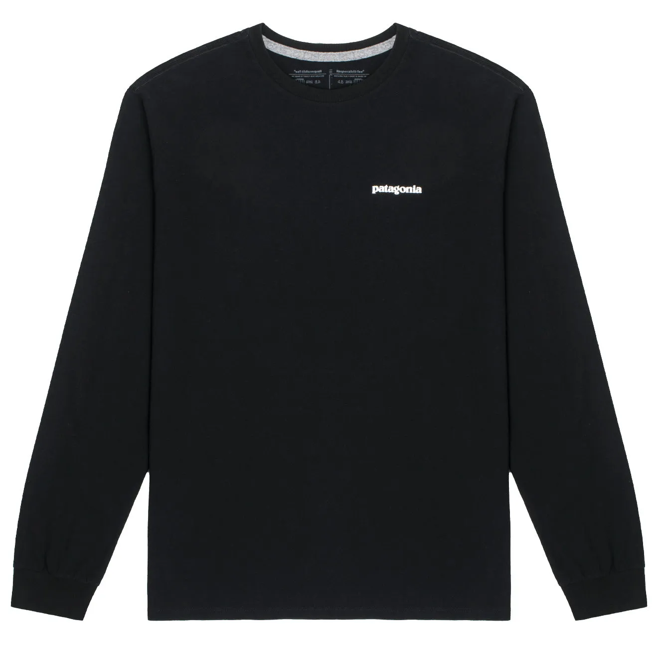 Patagonia Long Sleeved Home Water Trout Responsibili-Tee Black