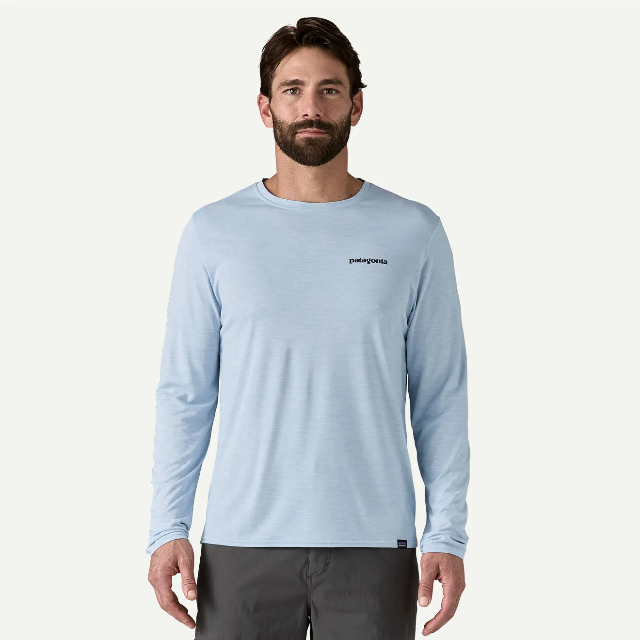 Patagonia L/S Cap Cool Daily Graphic Shirt Waters Fitz Roy Trout / Fleck Blue
