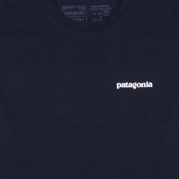 Patagonia P-6 Logo Responsibili Tee Classic Navy
