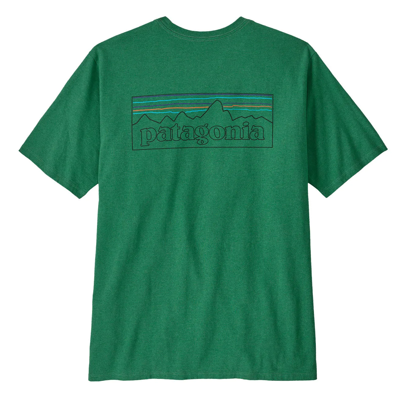 Patagonia P-6 Logo Responsibili-Tee P-6 Outline / Heartleaf Green